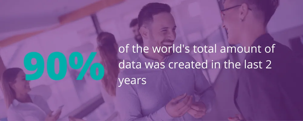 90% of the world’s data was created in the last two years